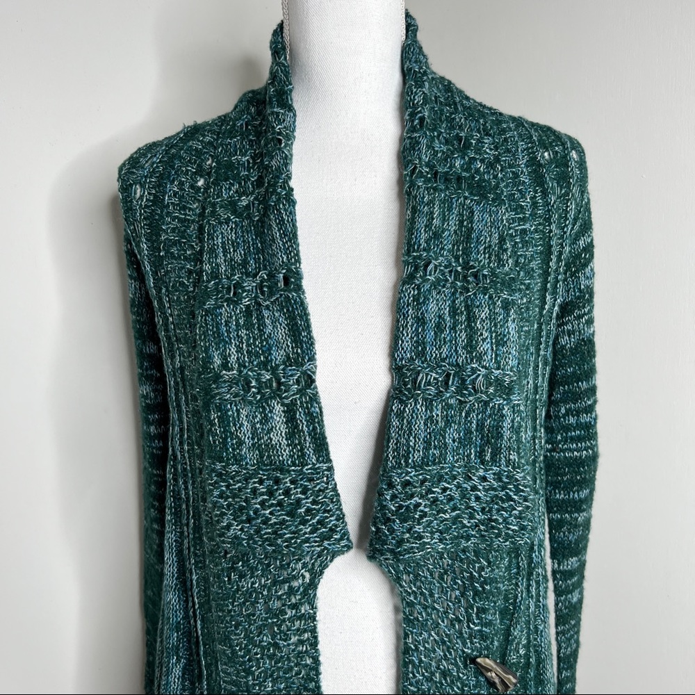 Anthropologie Rosie Neira Alldays Marbled Cardigan Size S - Picture 6 of 14